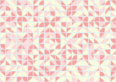 Soyut Geometrik Desen üretken hesaplama sanatı çizimi