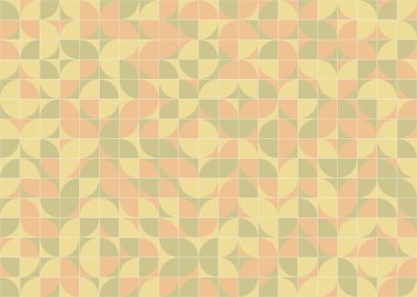 Soyut Geometrik Desen üretken hesaplama sanatı çizimi