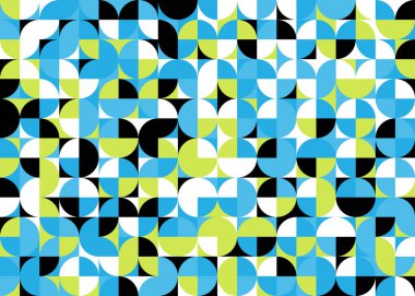 Soyut Geometrik Desen üretken hesaplama sanatı çizimi