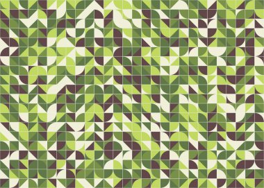 Soyut Geometrik Desen üretken hesaplama sanatı çizimi