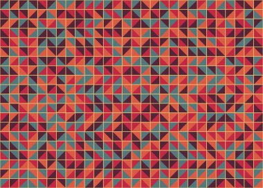 Soyut Geometrik Desen üretken hesaplama sanatı çizimi