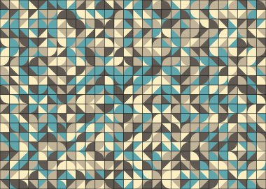 Soyut Geometrik Desen üretken hesaplama sanatı çizimi