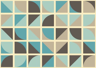 Soyut Geometrik Desen üretken hesaplama sanatı çizimi