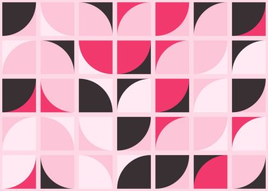 Soyut Geometrik Desen üretken hesaplama sanatı çizimi