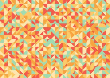 Soyut Geometrik Desen üretken hesaplama sanatı çizimi