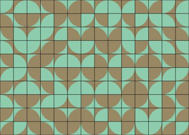 Soyut Geometrik Desen üretken hesaplama sanatı çizimi