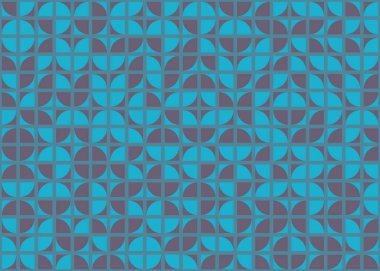 Soyut Geometrik Desen üretken hesaplama sanatı çizimi