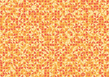 Soyut Geometrik Desen üretken hesaplama sanatı çizimi