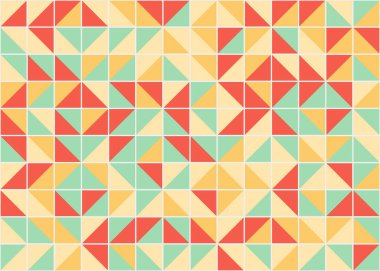 Soyut Geometrik Desen üretken hesaplama sanatı çizimi