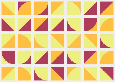 Soyut Geometrik Desen üretken hesaplama sanatı çizimi