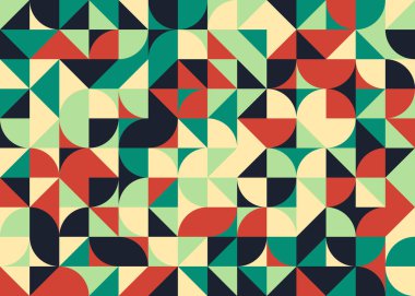 Soyut Geometrik Desen üretken hesaplama sanatı çizimi