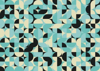 Soyut Geometrik Desen üretken hesaplama sanatı çizimi