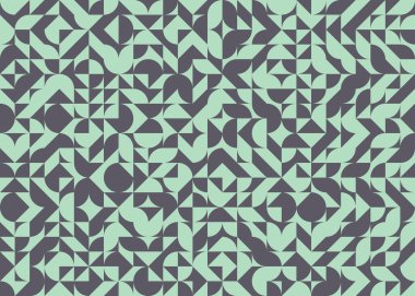 Soyut Geometrik Desen üretken hesaplama sanatı çizimi