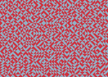 Soyut Geometrik Desen üretken hesaplama sanatı çizimi