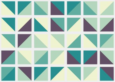 Soyut Geometrik Desen üretken hesaplama sanatı çizimi