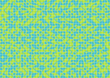 Soyut Geometrik Desen üretken hesaplama sanatı çizimi