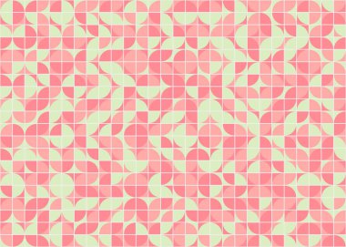 Soyut Geometrik Desen üretken hesaplama sanatı çizimi