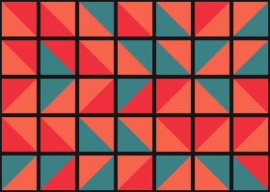 Soyut Geometrik Desen üretken hesaplama sanatı çizimi