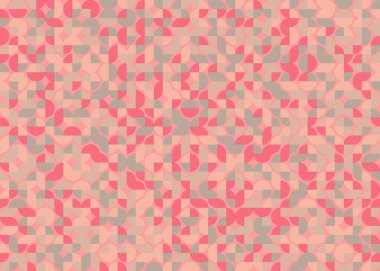 Soyut Geometrik Desen üretken hesaplama sanatı çizimi