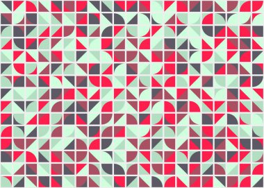 Soyut Geometrik Desen üretken hesaplama sanatı çizimi