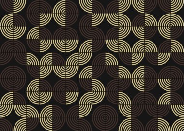 Soyut Geometrik Desen üretken hesaplama sanatı çizimi