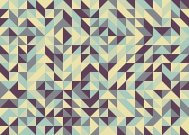 Soyut Geometrik Desen üretken hesaplama sanatı çizimi