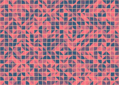 Soyut Geometrik Desen üretken hesaplama sanatı çizimi