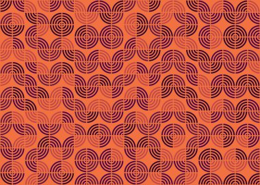 Soyut Geometrik Desen üretken hesaplama sanatı çizimi