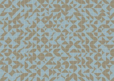 Soyut Geometrik Desen üretken hesaplama sanatı çizimi