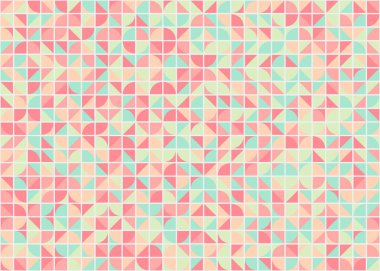 Soyut Geometrik Desen üretken hesaplama sanatı çizimi