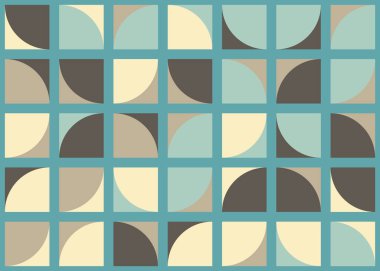 Soyut Geometrik Desen üretken hesaplama sanatı çizimi