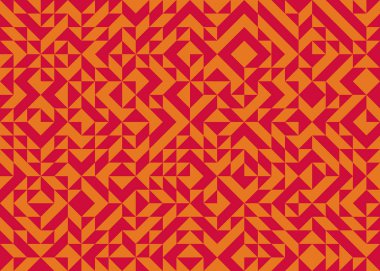 Soyut Geometrik Desen üretken hesaplama sanatı çizimi