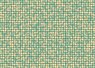 Soyut Geometrik Desen üretken hesaplama sanatı çizimi