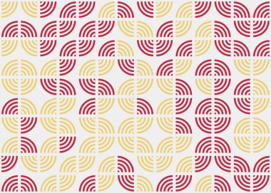 Soyut Geometrik Desen üretken hesaplama sanatı çizimi