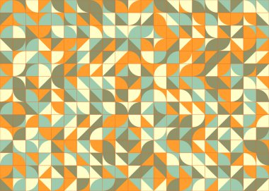 Soyut Geometrik Desen üretken hesaplama sanatı çizimi