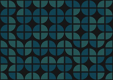 Soyut Geometrik Desen üretken hesaplama sanatı çizimi