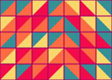 Soyut Geometrik Desen üretken hesaplama sanatı çizimi