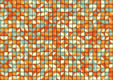 Soyut Geometrik Desen üretken hesaplama sanatı çizimi