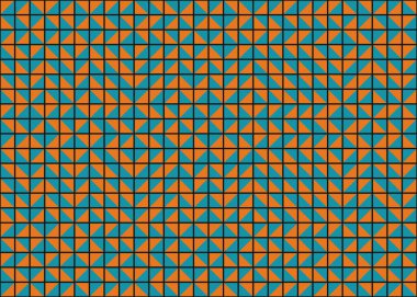 Soyut Geometrik Desen üretken hesaplama sanatı çizimi