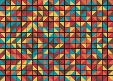 Soyut Geometrik Desen üretken hesaplama sanatı çizimi