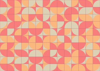 Soyut Geometrik Desen üretken hesaplama sanatı çizimi