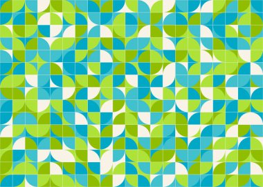 Soyut Geometrik Desen üretken hesaplama sanatı çizimi