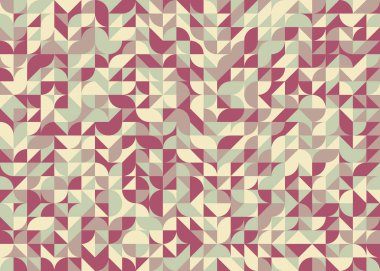 Soyut Geometrik Desen üretken hesaplama sanatı çizimi