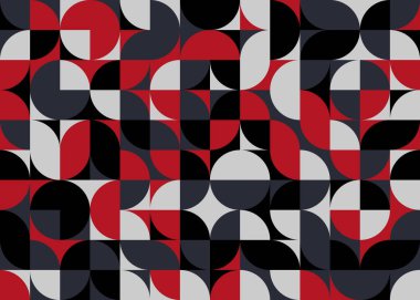 Soyut Geometrik Desen üretken hesaplama sanatı çizimi