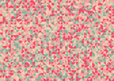 Soyut Geometrik Desen üretken hesaplama sanatı çizimi