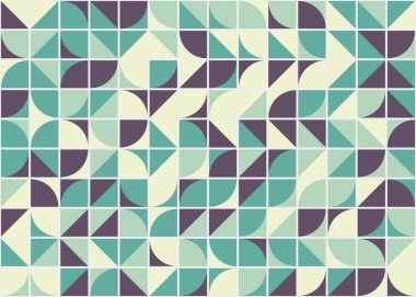 Soyut Geometrik Desen üretken hesaplama sanatı çizimi