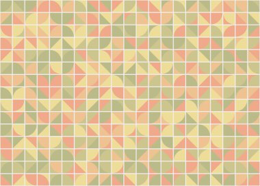 Soyut Geometrik Desen üretken hesaplama sanatı çizimi