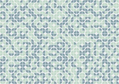 Soyut Geometrik Desen üretken hesaplama sanatı çizimi