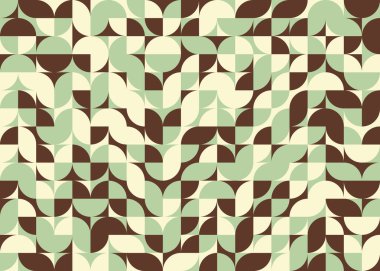 Soyut Geometrik Desen üretken hesaplama sanatı çizimi