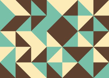 Soyut Geometrik Desen üretken hesaplama sanatı çizimi